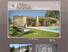 Tablet Screenshot of le-mas-des-aromes.fr